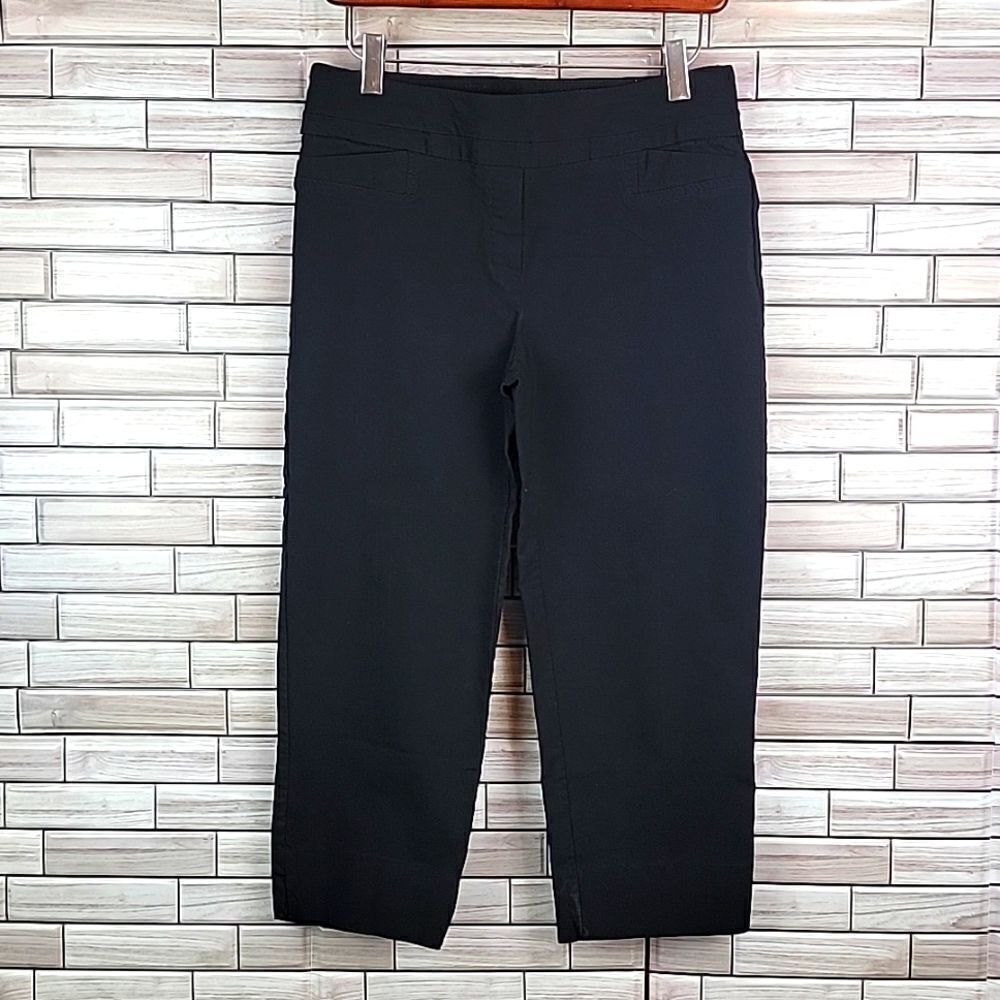 Zac and Rachel black capris pants Size 8